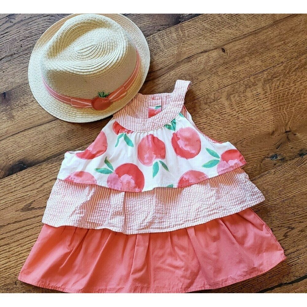Gymboree Peach Tiered Top